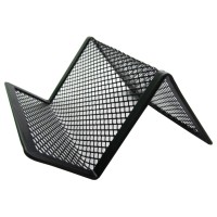 Подставка для визиток металлическая, черная Z902A Подставка для визиток металлическая, черная Z902A