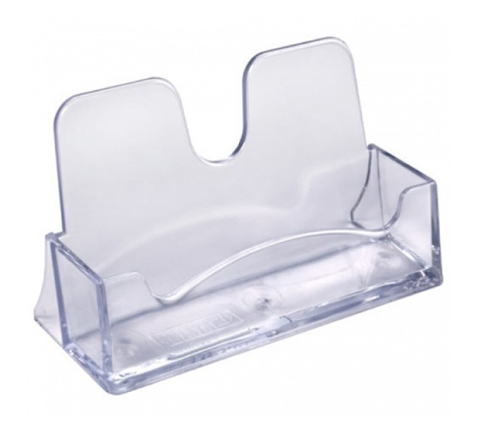 Подставка для визиток прозрачная 01вт