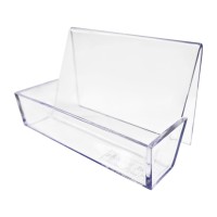 Подставка для визиток прозрачная H26