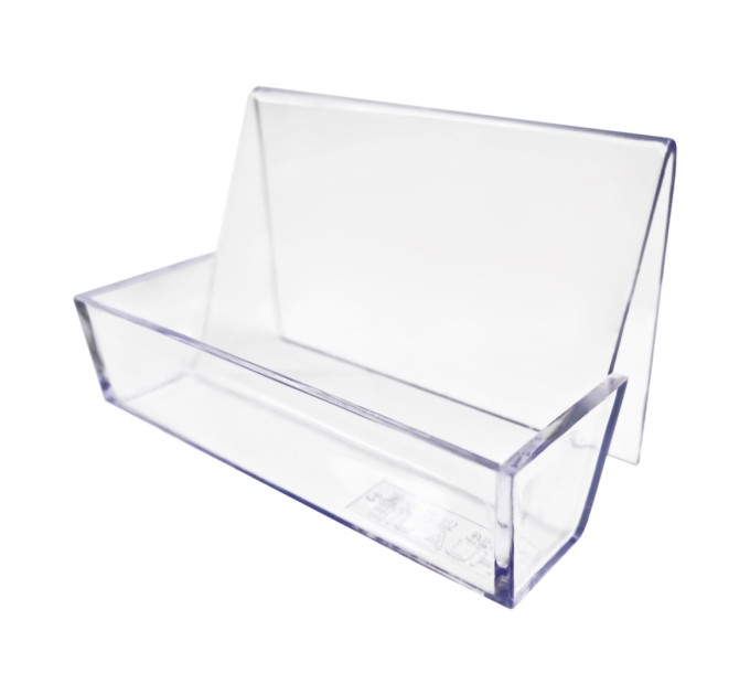 Подставка для визиток прозрачная H26