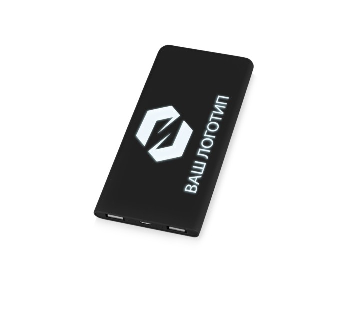 Портативное зарядное устройство с подсветкой корпуса «Faros», soft-touch, 4000 mAh