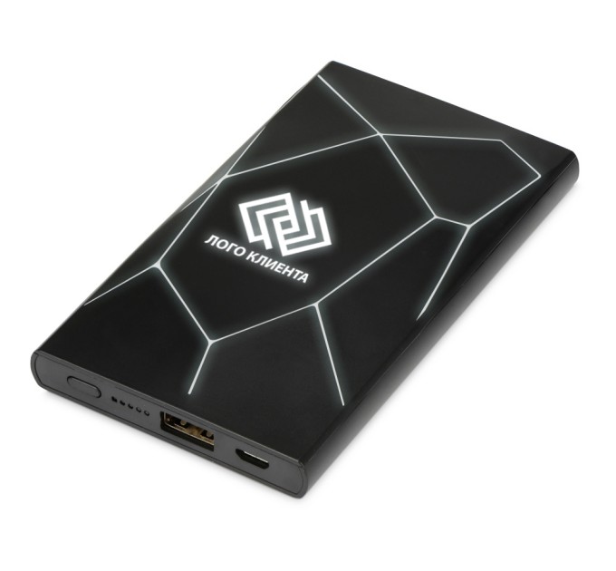 Портативное беспроводное зарядное устройство «Geo Wireless», 5000 mAh