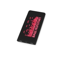 Портативное зарядное устройство с подсветкой логотипа «Faros», soft-touch, 4000 mAh