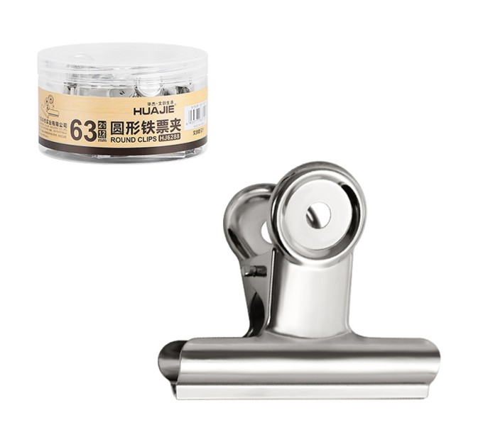 Зажим 63 мм, мощный, 12 шт/уп HJ6288