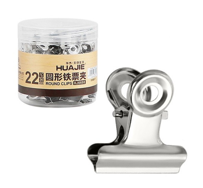 Зажим 22 мм, мощный, 36 шт/уп HJ6688