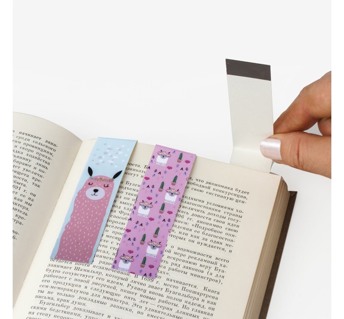 Закладка-магнит для книг 25х196 мм, «Ламы» 111642