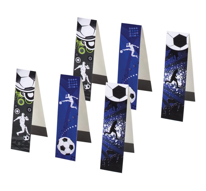 Закладка-магнит для книг 25х196 мм, «Футбол» 111645