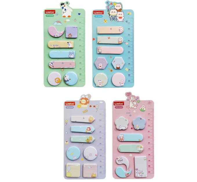 Закладки бумажные фигурные 7х20 л WB-95131