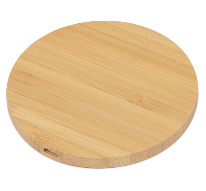 Беспроводное зарядное устройство из бамбука «Cap»